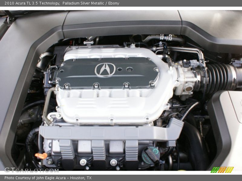 Palladium Silver Metallic / Ebony 2010 Acura TL 3.5 Technology