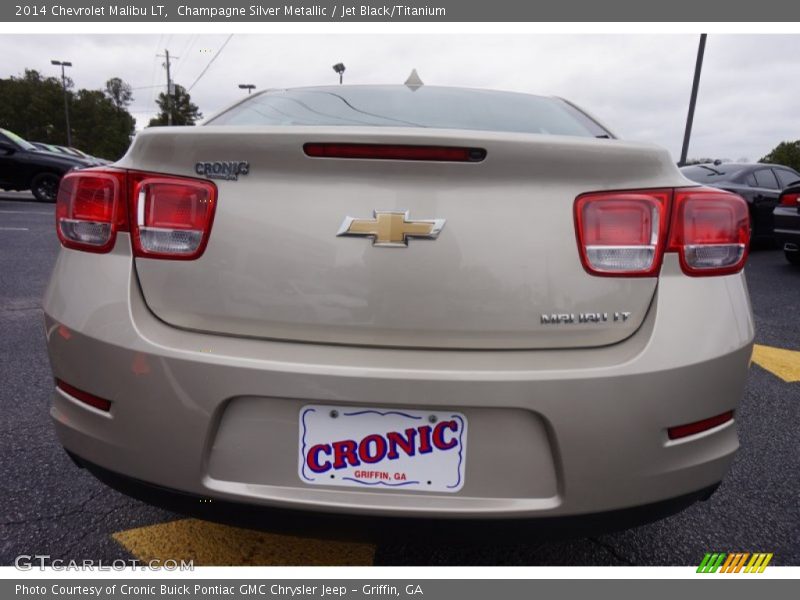 Champagne Silver Metallic / Jet Black/Titanium 2014 Chevrolet Malibu LT