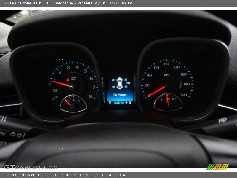 Champagne Silver Metallic / Jet Black/Titanium 2014 Chevrolet Malibu LT
