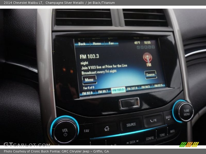 Champagne Silver Metallic / Jet Black/Titanium 2014 Chevrolet Malibu LT