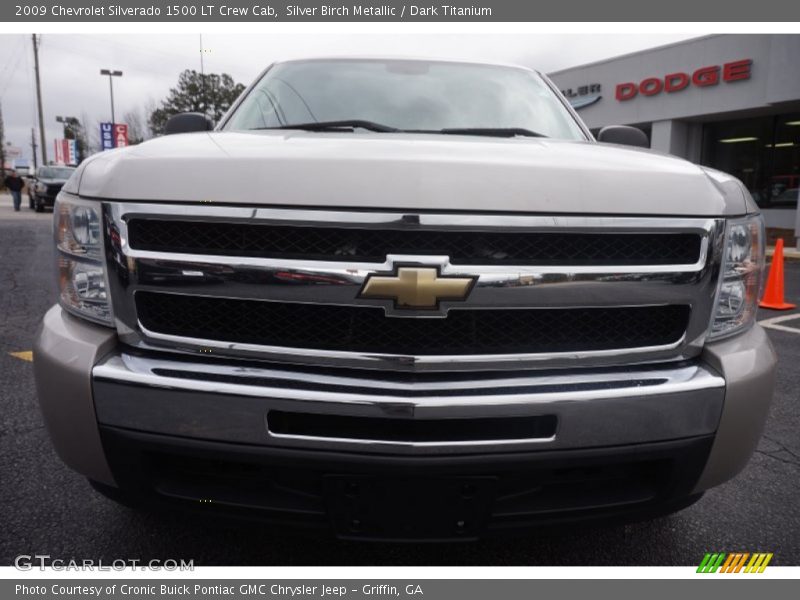 Silver Birch Metallic / Dark Titanium 2009 Chevrolet Silverado 1500 LT Crew Cab