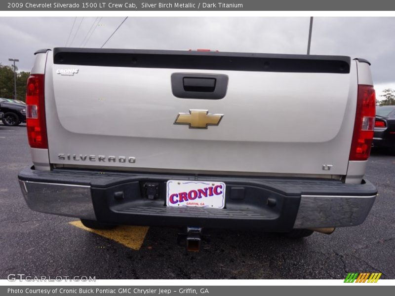Silver Birch Metallic / Dark Titanium 2009 Chevrolet Silverado 1500 LT Crew Cab