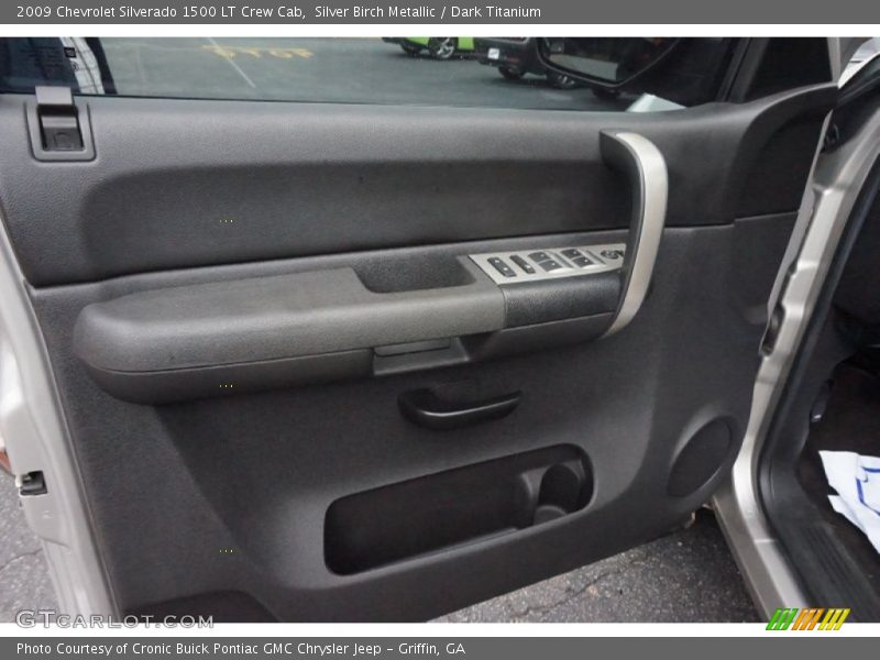 Silver Birch Metallic / Dark Titanium 2009 Chevrolet Silverado 1500 LT Crew Cab