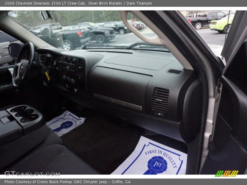 Silver Birch Metallic / Dark Titanium 2009 Chevrolet Silverado 1500 LT Crew Cab