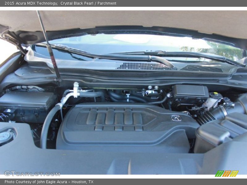 Crystal Black Pearl / Parchment 2015 Acura MDX Technology