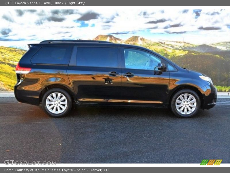 Black / Light Gray 2012 Toyota Sienna LE AWD
