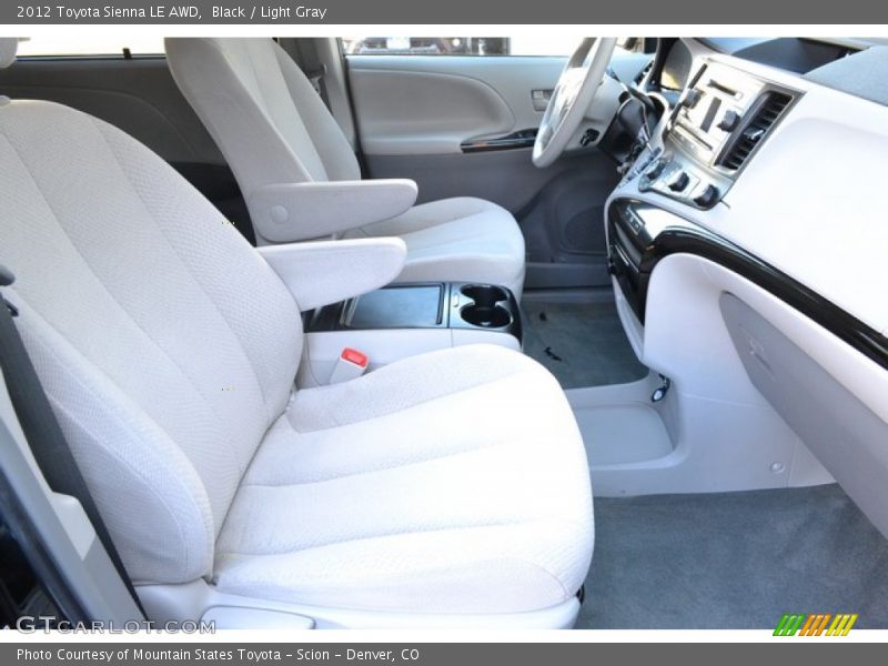 Black / Light Gray 2012 Toyota Sienna LE AWD