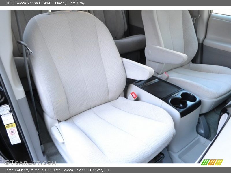 Black / Light Gray 2012 Toyota Sienna LE AWD