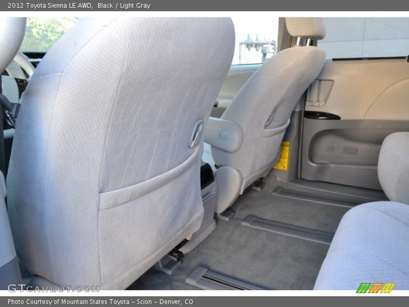 Black / Light Gray 2012 Toyota Sienna LE AWD
