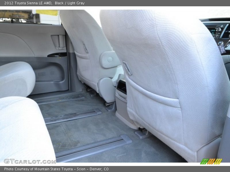 Black / Light Gray 2012 Toyota Sienna LE AWD
