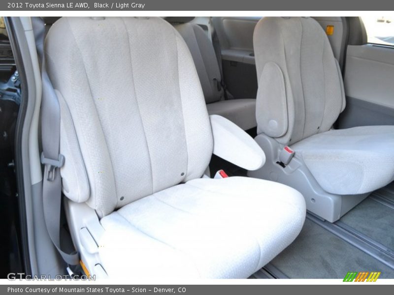 Black / Light Gray 2012 Toyota Sienna LE AWD