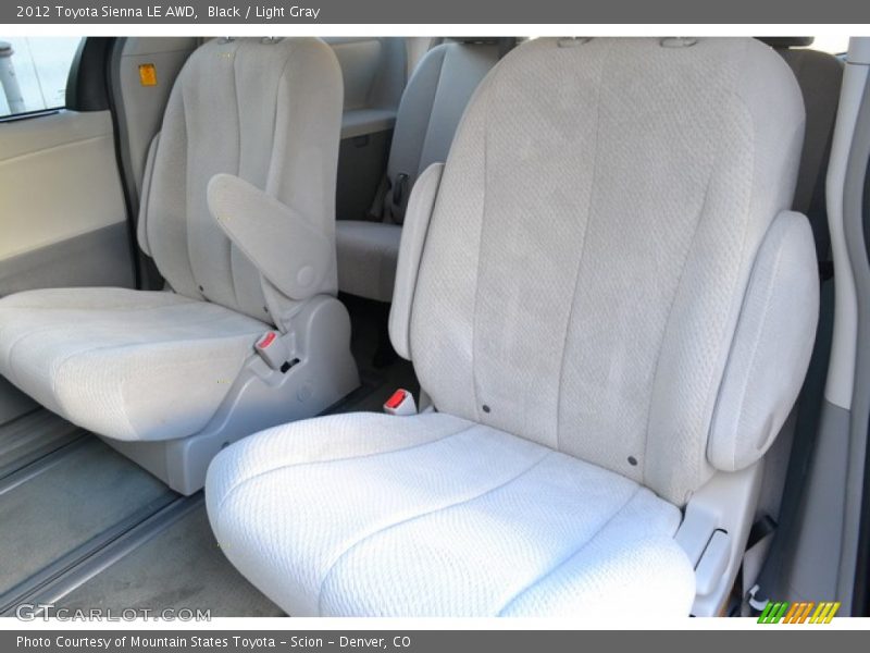 Black / Light Gray 2012 Toyota Sienna LE AWD