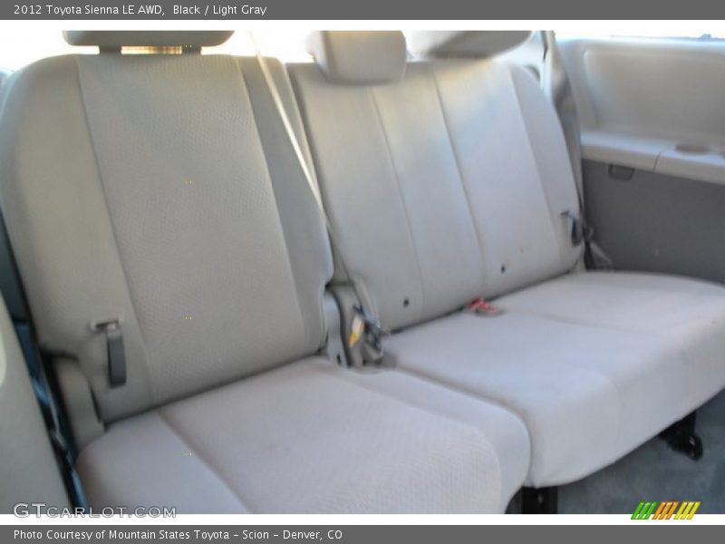 Black / Light Gray 2012 Toyota Sienna LE AWD
