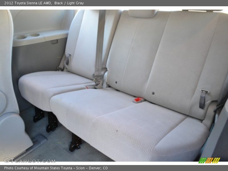 Black / Light Gray 2012 Toyota Sienna LE AWD