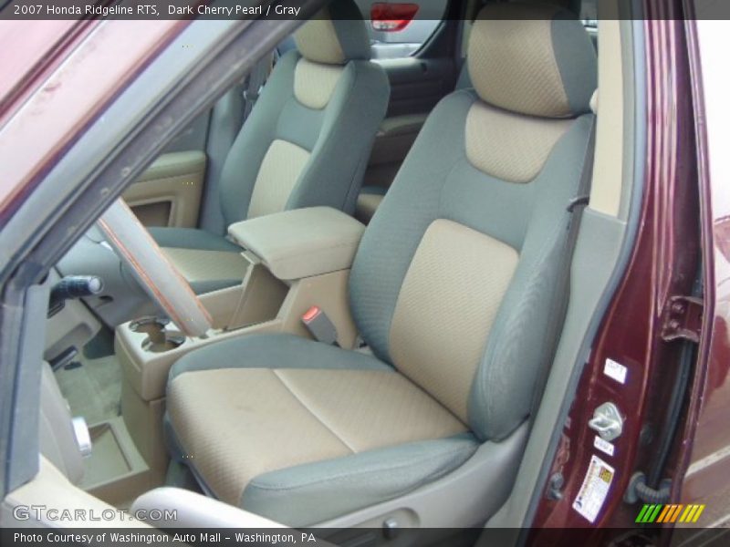 Dark Cherry Pearl / Gray 2007 Honda Ridgeline RTS