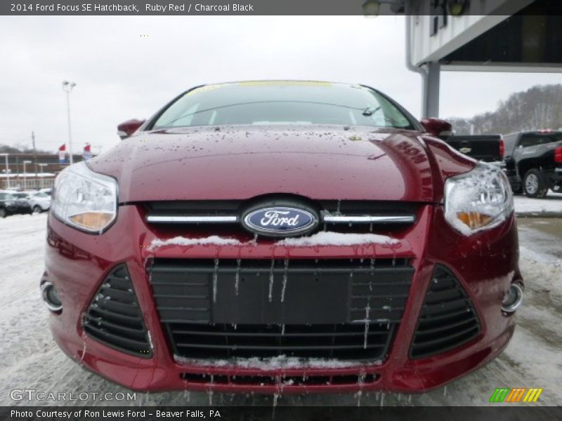 Ruby Red / Charcoal Black 2014 Ford Focus SE Hatchback