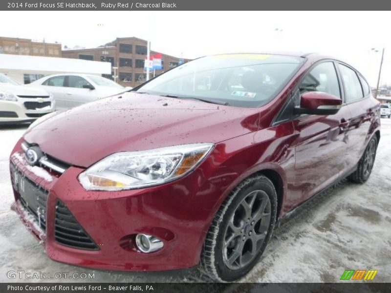 Ruby Red / Charcoal Black 2014 Ford Focus SE Hatchback