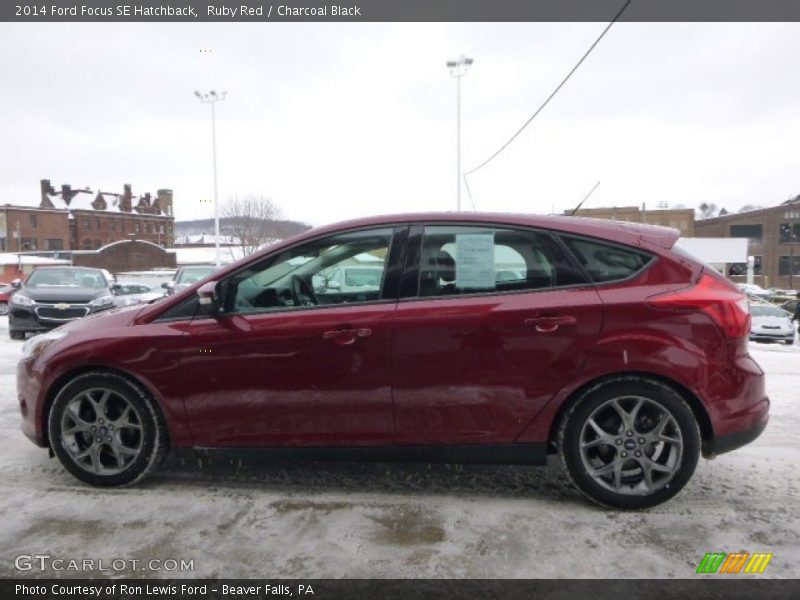 Ruby Red / Charcoal Black 2014 Ford Focus SE Hatchback