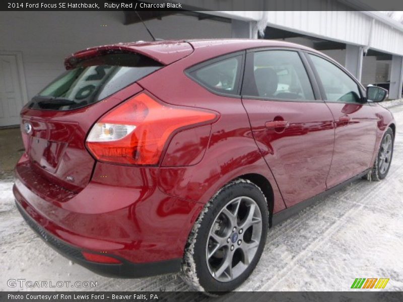 Ruby Red / Charcoal Black 2014 Ford Focus SE Hatchback