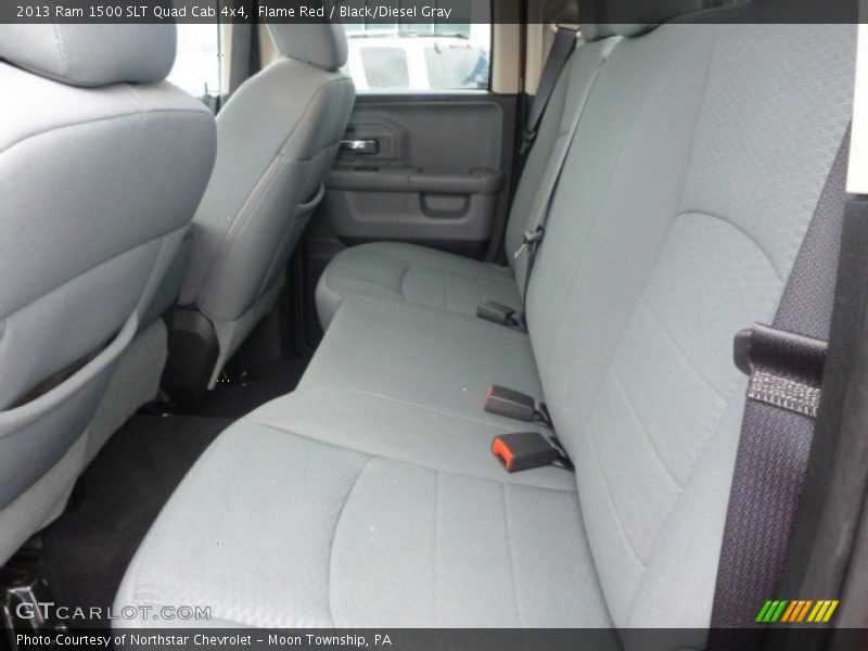 Flame Red / Black/Diesel Gray 2013 Ram 1500 SLT Quad Cab 4x4