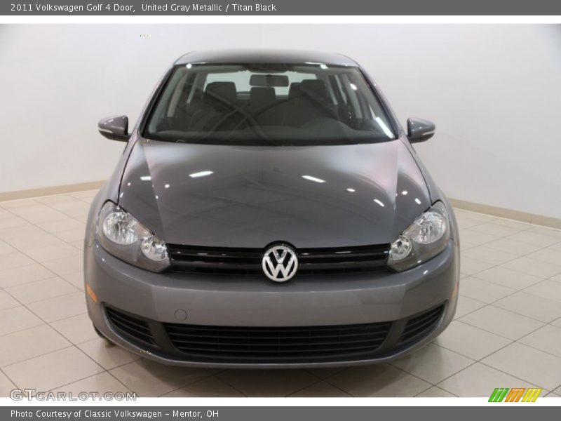 United Gray Metallic / Titan Black 2011 Volkswagen Golf 4 Door