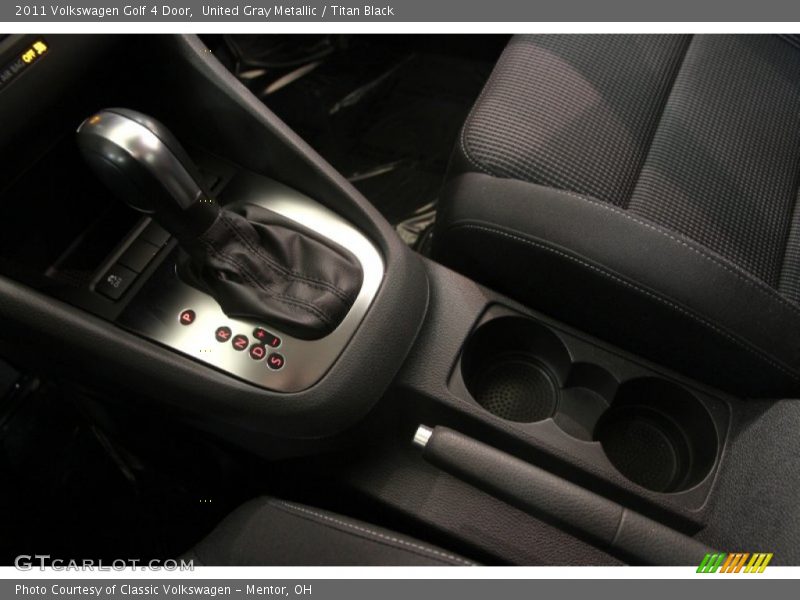 United Gray Metallic / Titan Black 2011 Volkswagen Golf 4 Door