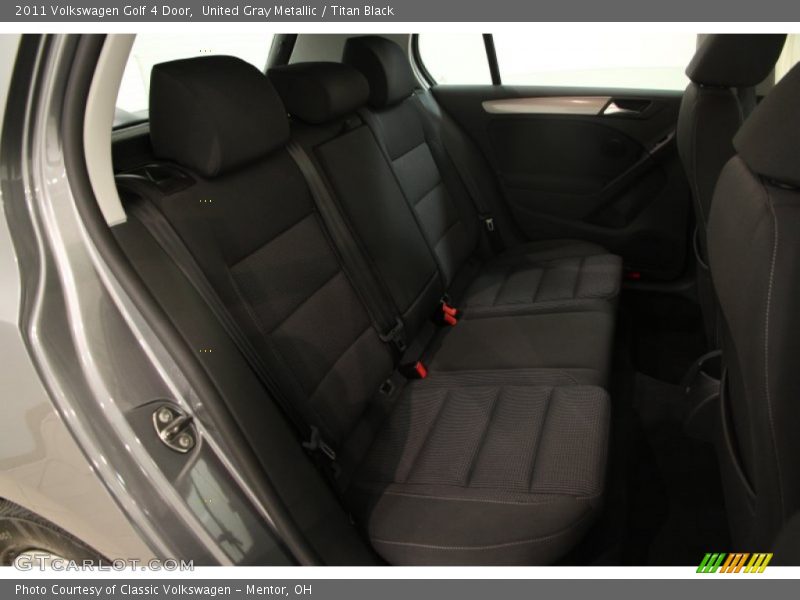 United Gray Metallic / Titan Black 2011 Volkswagen Golf 4 Door