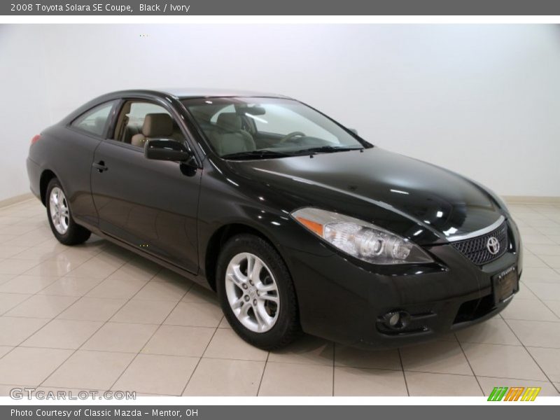 Black / Ivory 2008 Toyota Solara SE Coupe