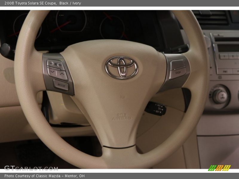 Black / Ivory 2008 Toyota Solara SE Coupe
