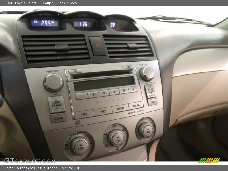 Black / Ivory 2008 Toyota Solara SE Coupe