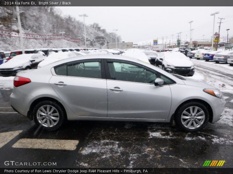 Bright Silver / Black 2014 Kia Forte EX