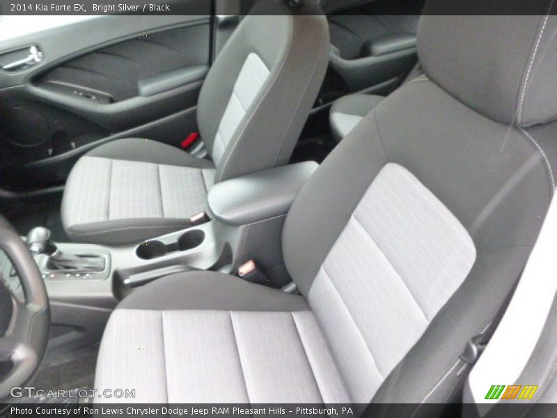 Bright Silver / Black 2014 Kia Forte EX