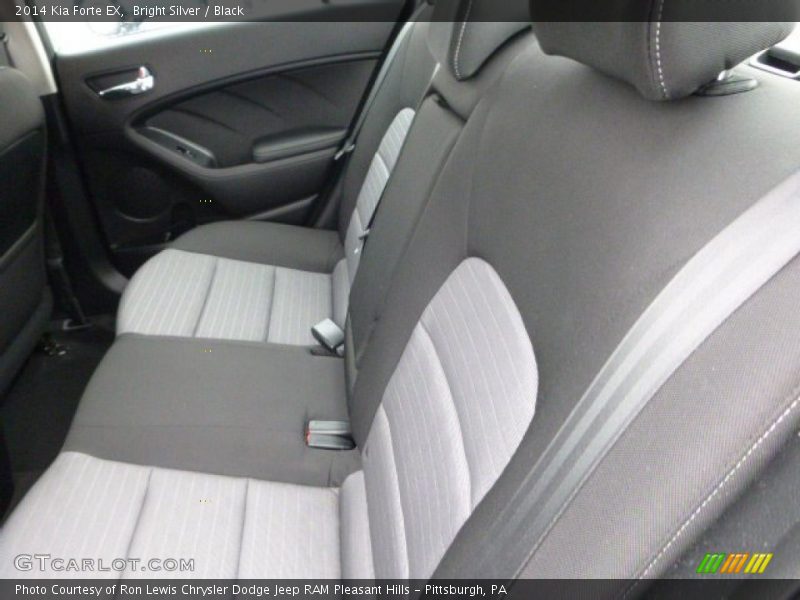 Bright Silver / Black 2014 Kia Forte EX