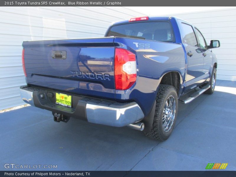 Blue Ribbon Metallic / Graphite 2015 Toyota Tundra SR5 CrewMax