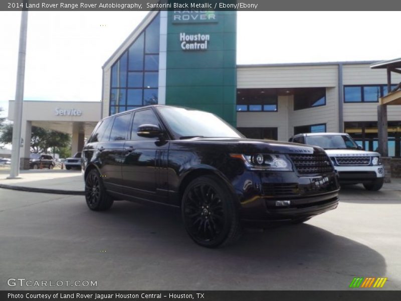 Santorini Black Metallic / Ebony/Ebony 2014 Land Rover Range Rover Autobiography