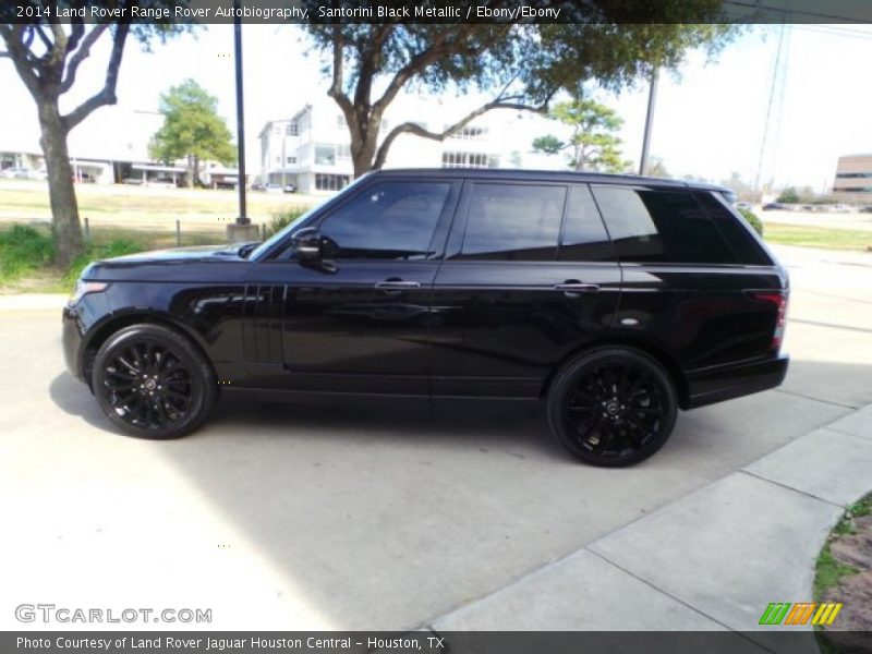 Santorini Black Metallic / Ebony/Ebony 2014 Land Rover Range Rover Autobiography