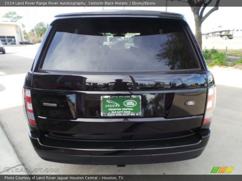 Santorini Black Metallic / Ebony/Ebony 2014 Land Rover Range Rover Autobiography