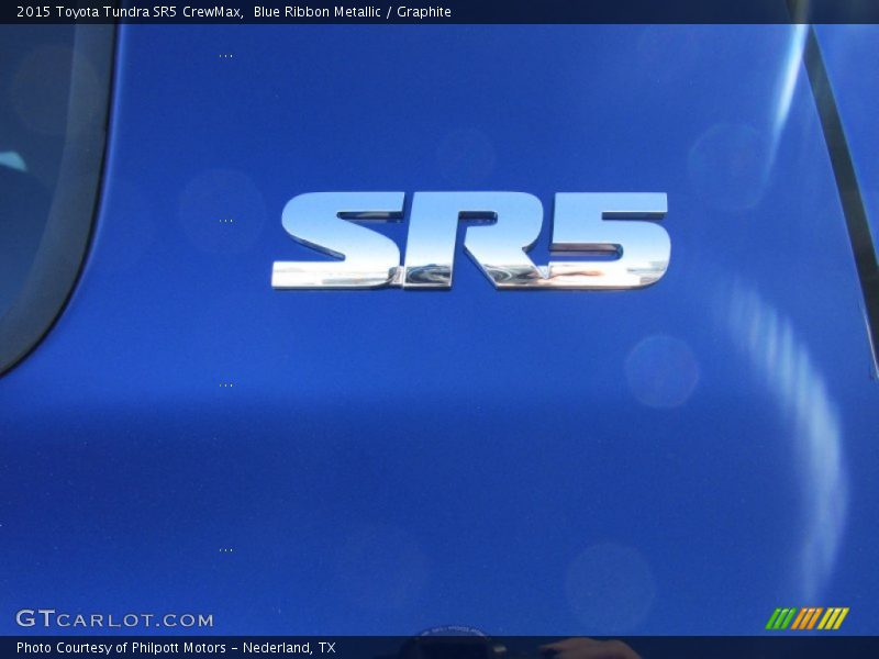 Blue Ribbon Metallic / Graphite 2015 Toyota Tundra SR5 CrewMax
