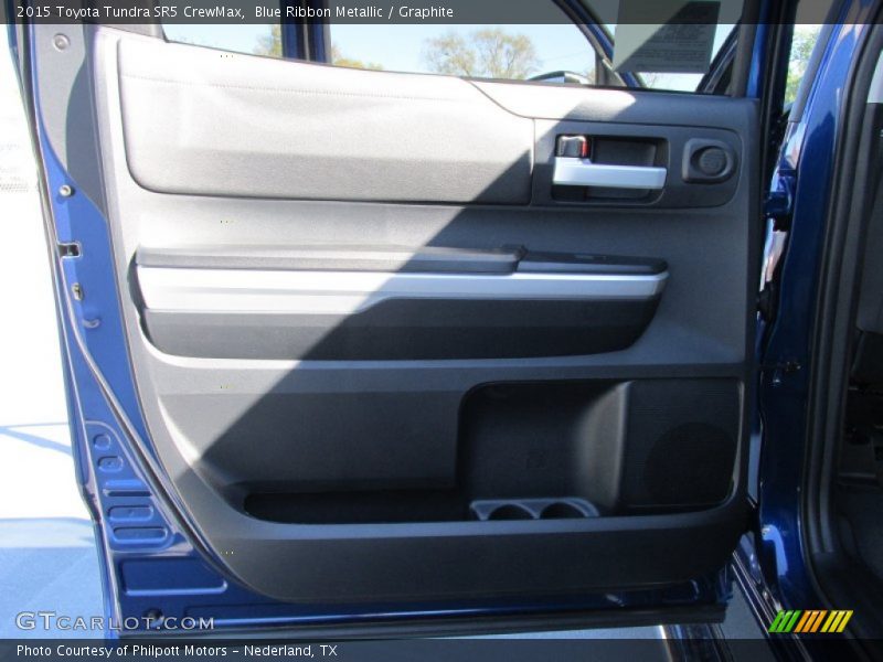 Blue Ribbon Metallic / Graphite 2015 Toyota Tundra SR5 CrewMax