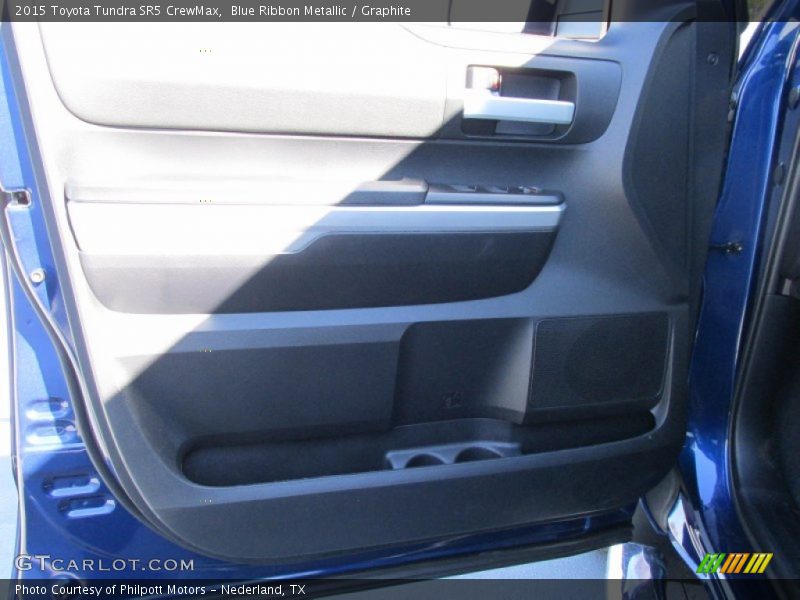Blue Ribbon Metallic / Graphite 2015 Toyota Tundra SR5 CrewMax