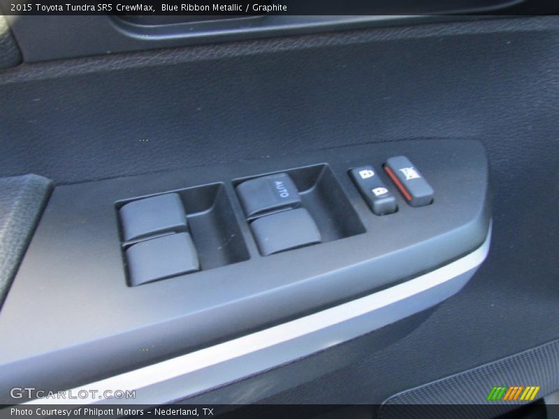 Blue Ribbon Metallic / Graphite 2015 Toyota Tundra SR5 CrewMax