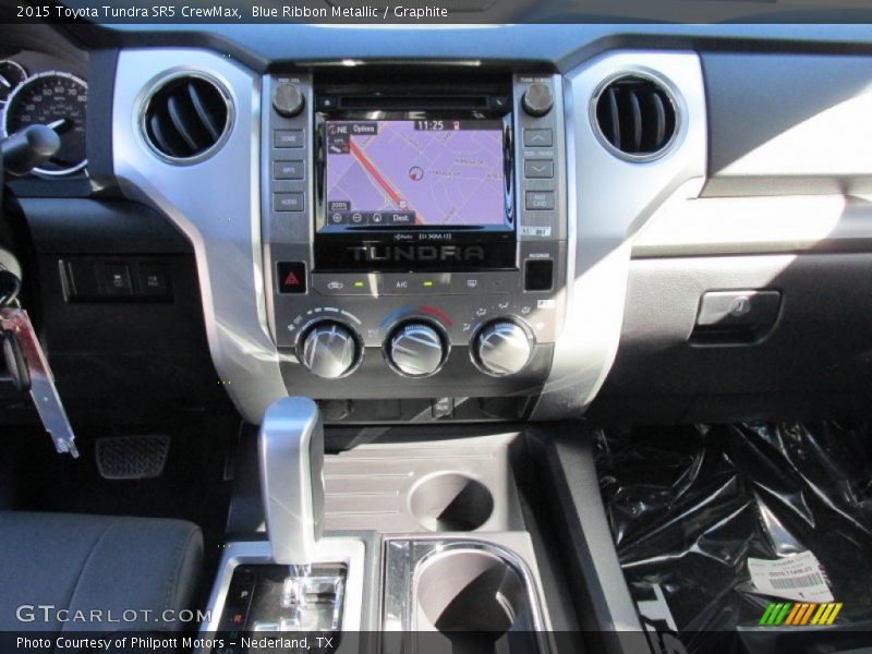 Blue Ribbon Metallic / Graphite 2015 Toyota Tundra SR5 CrewMax