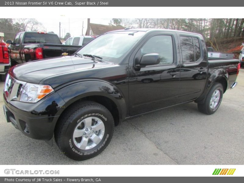 Super Black / Steel 2013 Nissan Frontier SV V6 Crew Cab