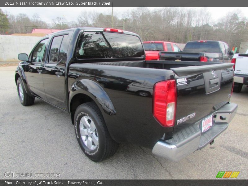 Super Black / Steel 2013 Nissan Frontier SV V6 Crew Cab