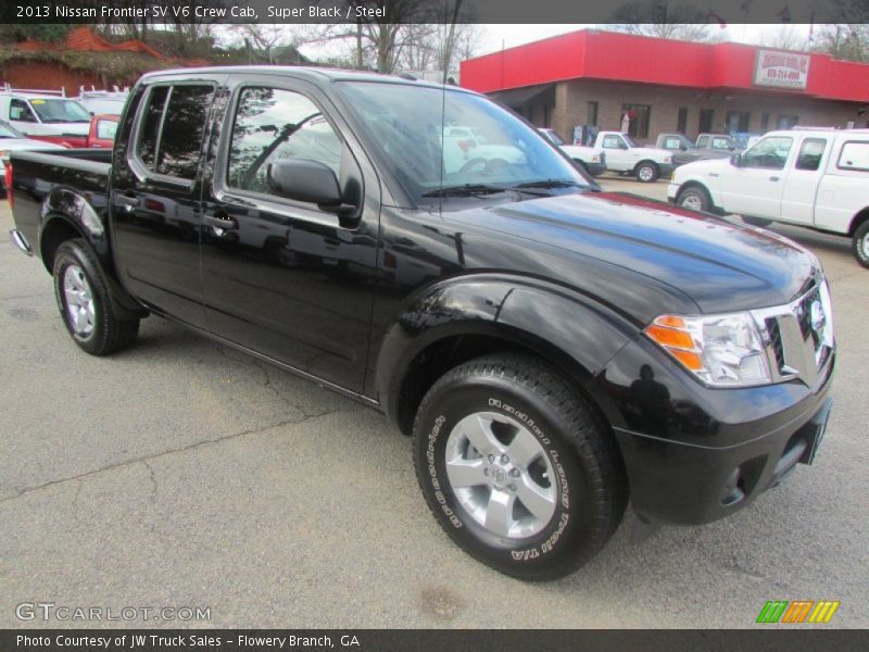 Super Black / Steel 2013 Nissan Frontier SV V6 Crew Cab