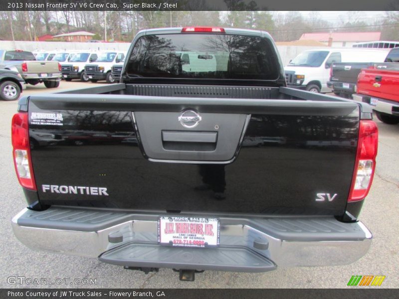 Super Black / Steel 2013 Nissan Frontier SV V6 Crew Cab