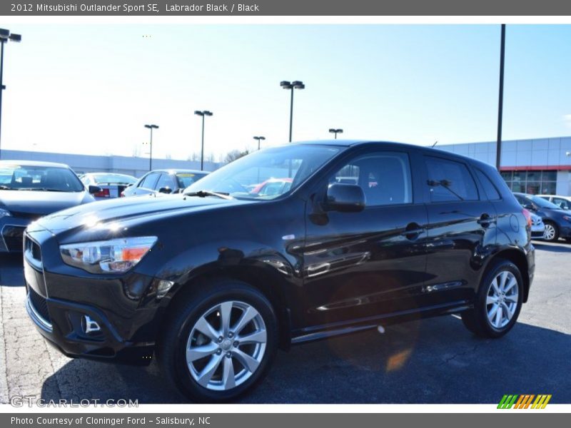 Labrador Black / Black 2012 Mitsubishi Outlander Sport SE