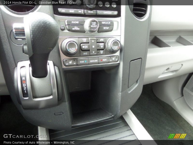 Obsidian Blue Pearl / Gray 2014 Honda Pilot EX-L