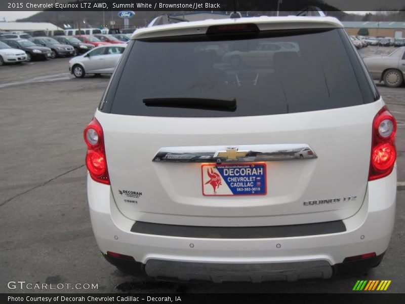 Summit White / Brownstone/Jet Black 2015 Chevrolet Equinox LTZ AWD