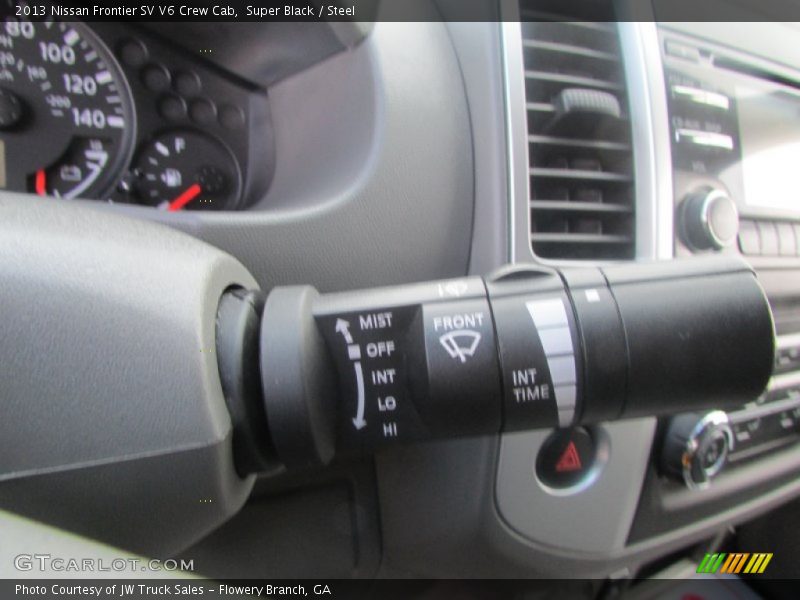 Super Black / Steel 2013 Nissan Frontier SV V6 Crew Cab